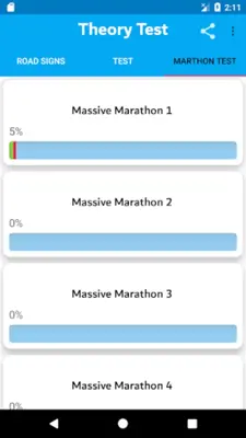Theory Test android App screenshot 3